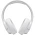 JBL Tune 710BT Wireless Over-Ear Bluetooth Headphones with Microphone, 50H Battery, Hands-Free Calls, Portable (White)